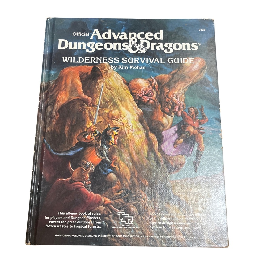 Official Advanced Dungeons‎ and Dragons: Wilderness Survival Guide - Hardcover